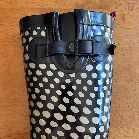 Size 6 Capelli of New York polka dot rain boot - Picture 3 of 11